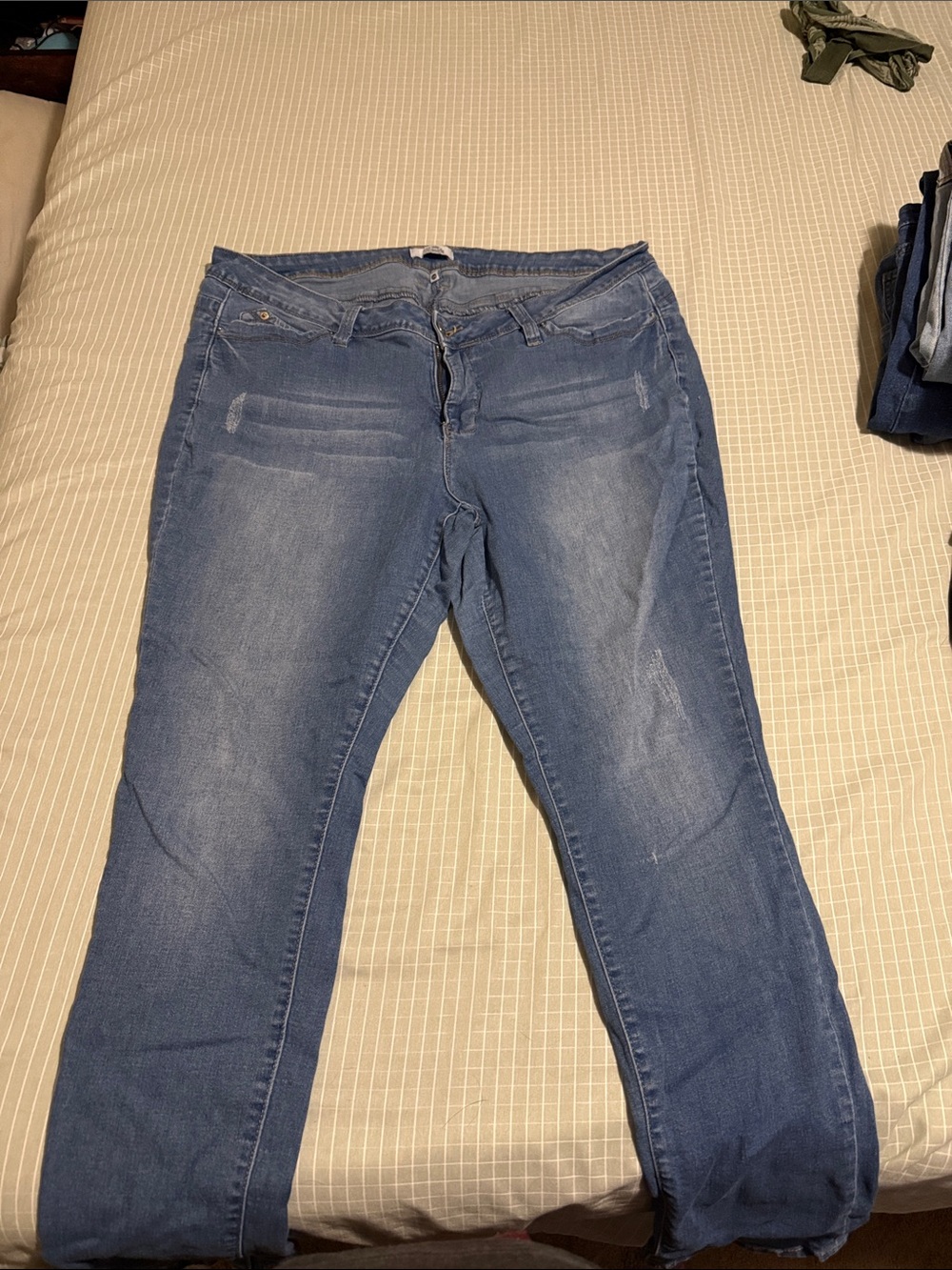 Royalty For Me Blue Straight Leg Women's Jeans